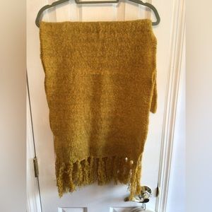 Mustard color scarf